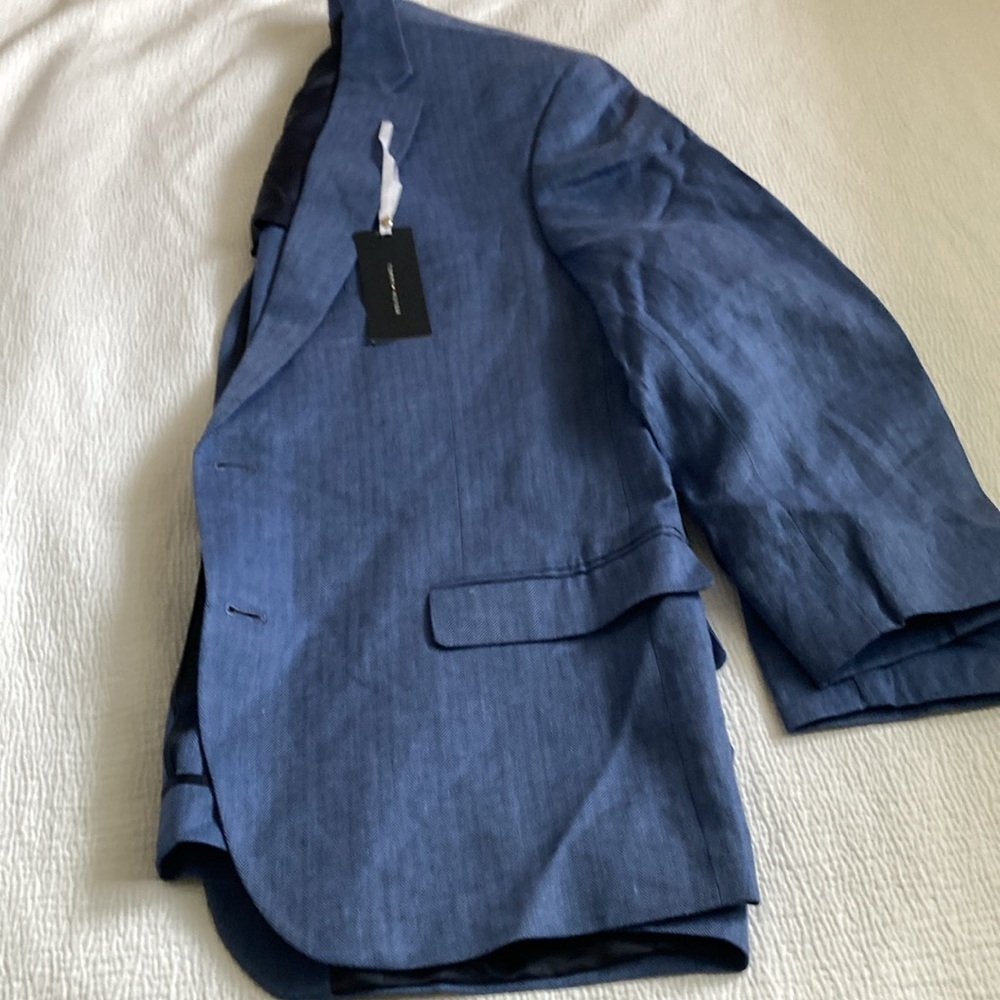 Tommy Hilfiger Blue Sport Coat Modern Cut - Picture 4 of 7